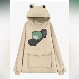 Frog Skateboard Hoodie NEW XL
